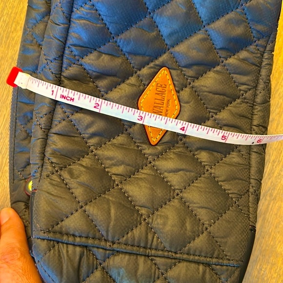 MZ WALLACE Small Crosby Quilted crossbody with gold accents - Picture 10 of 14